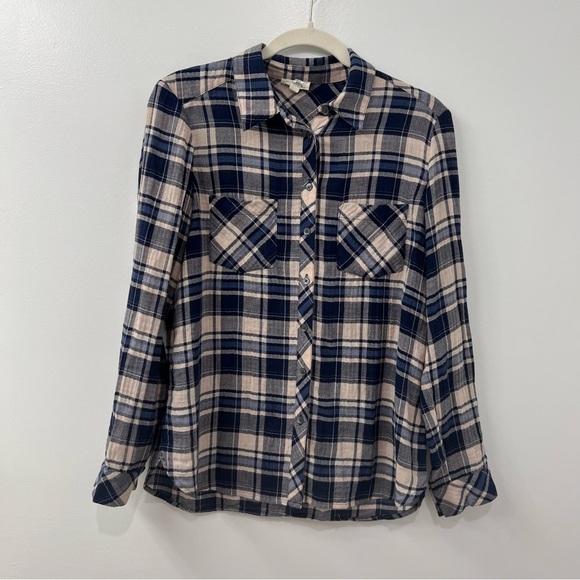 Joie Plaid Button Down Shirt - Picture 2 of 7